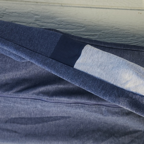 Gymshark Impulse Full Zip Hoodie Sapphire Blue Marl/Light Gray Medium Womens - Picture 5 of 7